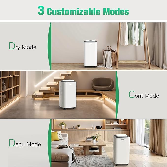 LUKO 2000 Sq. Ft Dehumidifiers for Large Room and Basements, 30 Pints - Image 7
