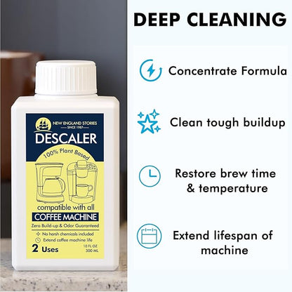 New England Stories Coffee Machine Descaler - 10oz - Image 4