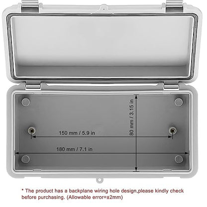 Sunnyglade ABS Plastic Dustproof Waterproof IP65 Junction Box Universal Durable - Image 4
