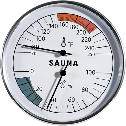 Sauna Thermometer Hygrometer, 2 in 1 Fahrenheit Thermometer Hygrometer by COSYOO