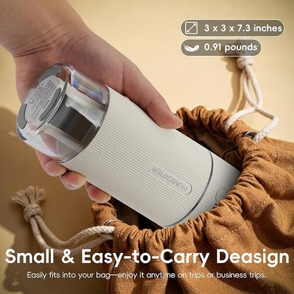 Portable Small Humidifiers for Travel, Mini Air Ultrasonic Humidifier - Image 7