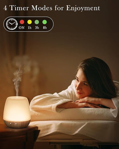 Glass Essential Oil Diffuser, 180ml Ultrasonic Aroma Diffuser - Image 4