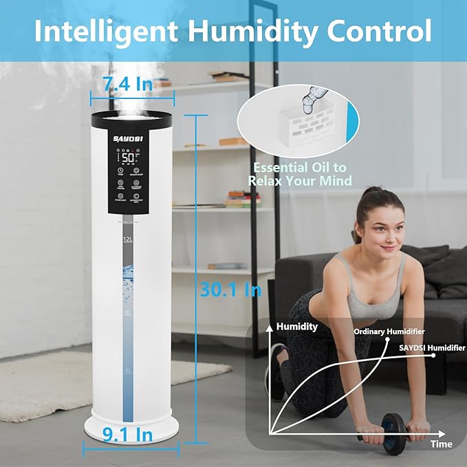 Humidifier, 3.4Gal Smart Humidifier - Image 5