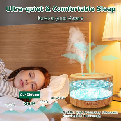Diffusers for Essential Oils Large Room, 600ml Essential Oil Diffusers for Home - Image 4