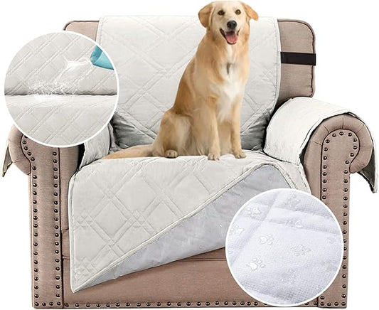 H.VERSAILTEX 100% Waterproof Sofa Slipcover Washable Armchair Cover Non-Slip by HVERSAILTEX