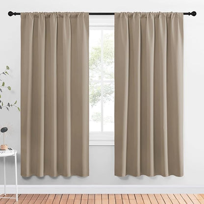 NICETOWN Window Curtains Blackout Drapes, 1 Pair, 52 by 72-Inch, Thermal by NICETOWN