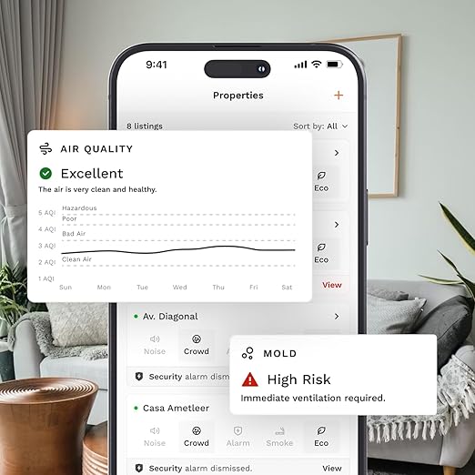 Air Quality Sensor & Air Quality Monitor Indoor – Smart Indoor Air Quality - Image 3