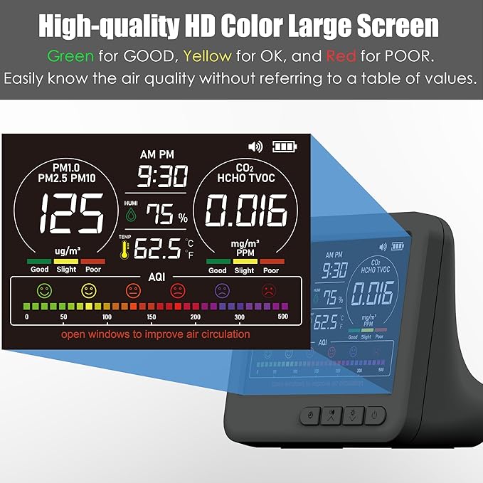 Professional Indoor Air Quality Monitor - Image 4