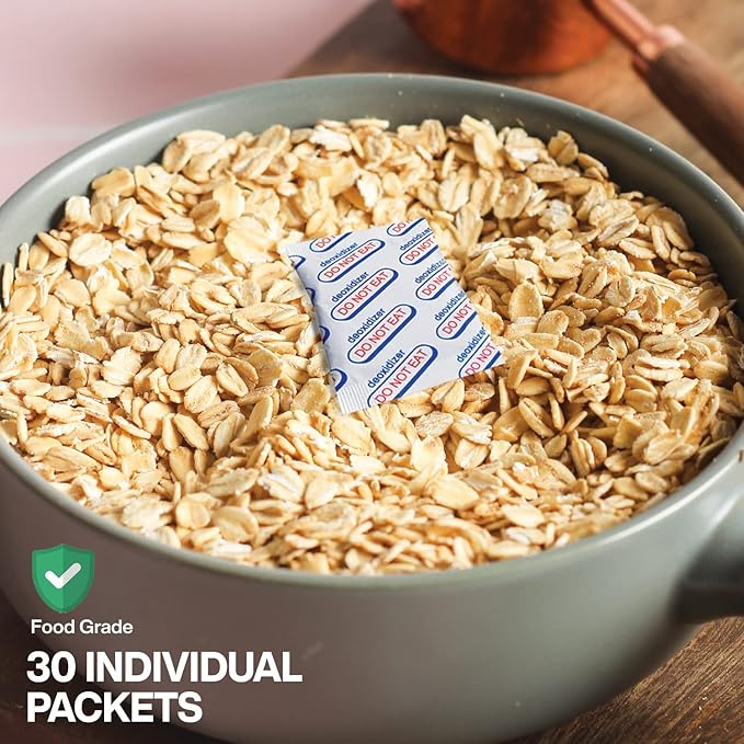 2500cc Oxygen Absorbers for Food Storage, Food Grade Oxygen Absorbers Packets - Image 3