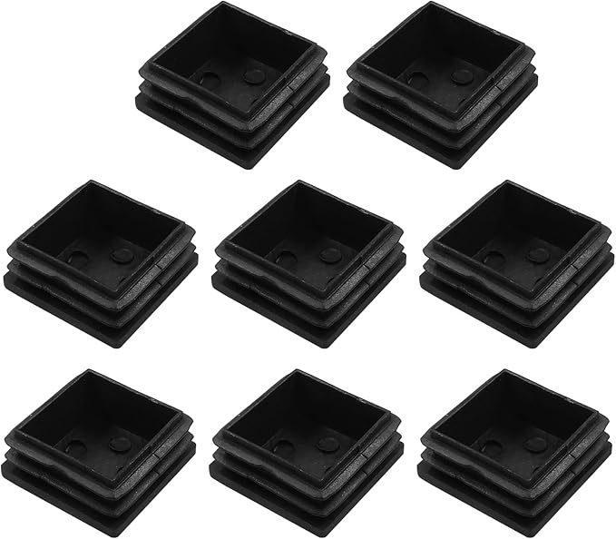 8 Pack 1-1/2" Square Plastic Plugs by Bonsicoky