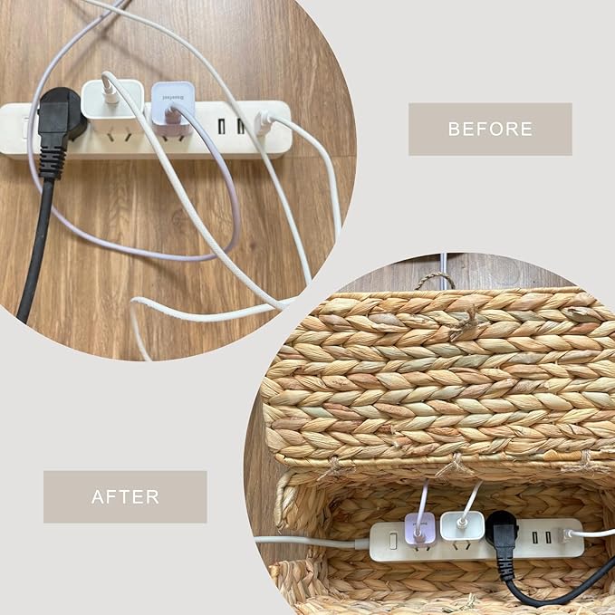 Wicker Cable Management Box - Image 5