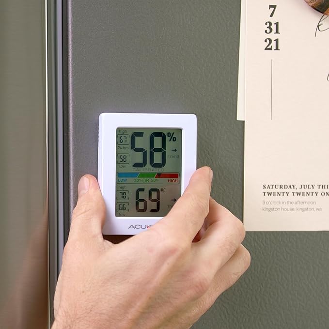 AcuRite Humidity Meter Hygrometer and Indoor Digital Thermometer - Image 3