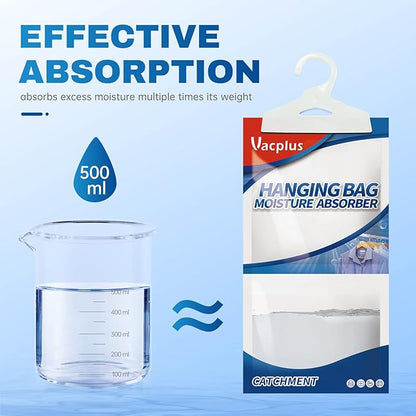 Vacplus Moisture Absorbers 30 Pack, Fragrance Free Hanging Humidity Packs - Image 2