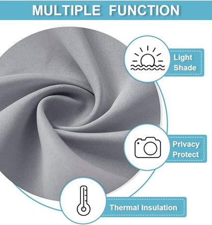 RYB HOME Blackout Curtains Soundproof Energy Saving Insulating Privacy Room - Image 7