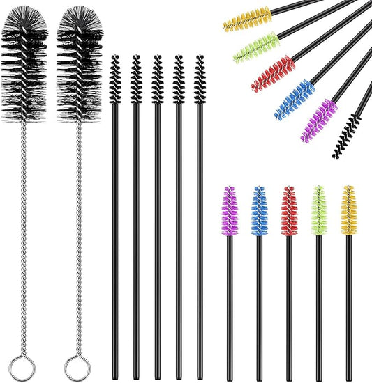 62 Pieces 3 Size Hummingbird Feeder Cleaning Brush Mini Nylon Tube Brush Set by Perthlin