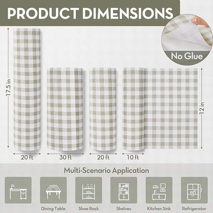 Drawer and Shelf Liner, Non-Slip Kitchen Cabinet Liners Non-Adhesive Thick - Image 2