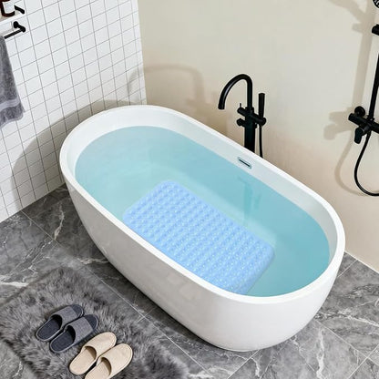 Anti-Slip Bathtub Shower mat, 27.5×14.5（Approximately 70×37cm） inch Soft - Image 4