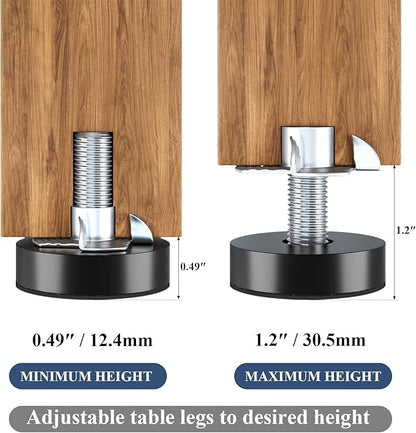 Adjustable Leveling Feet: T-Nuts & Floor Protectors, Chairs on - Image 9