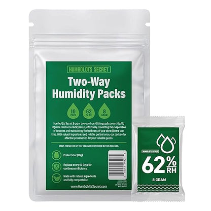 Humboldts Secret 62% Humidity Packs RH 2-Way | Moisture Control Packets by HumboldtsSecretSupplies