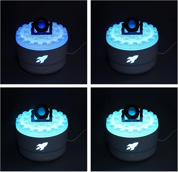 Essential Oil Diffuser Humidifier, Quiet 200ml Cool Mist Humidifier Aromatherapy - Image 8