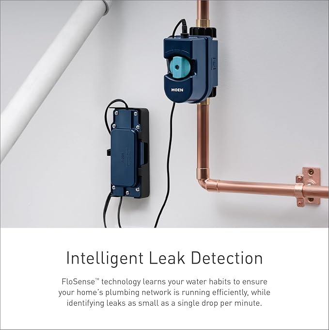 Moen Flo Smart Water Monitor and Automatic Shutoff Sensor, Wi-Fi Water Leak - Image 10