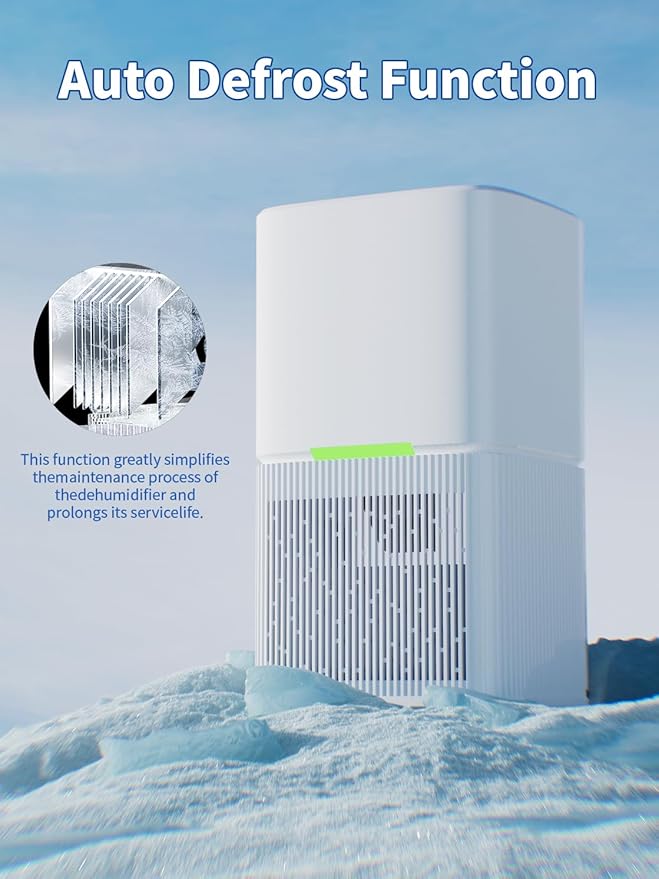Dehumidifier, 60 OZ Water Tank, Dehumidifiers - Image 3