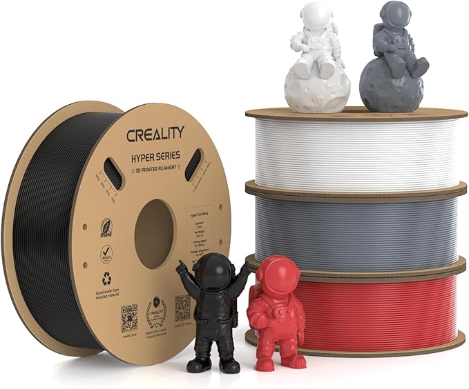 Creality Hyper PLA Filament 1.75mm, 30-600mm/s High Speed 3D Printer Filament by Creality