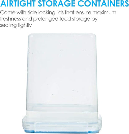Vtopmart Large Food Storage Containers 5.2L / 175oz, 4 Pieces BPA Free Plastic - Image 5
