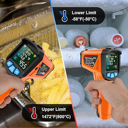 MESTEK Infrared Thermometer Gun, Non Contact Digital Laser Thermometer - Image 5