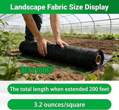 Weed Barrier Fabric Planting Cover - Image 2