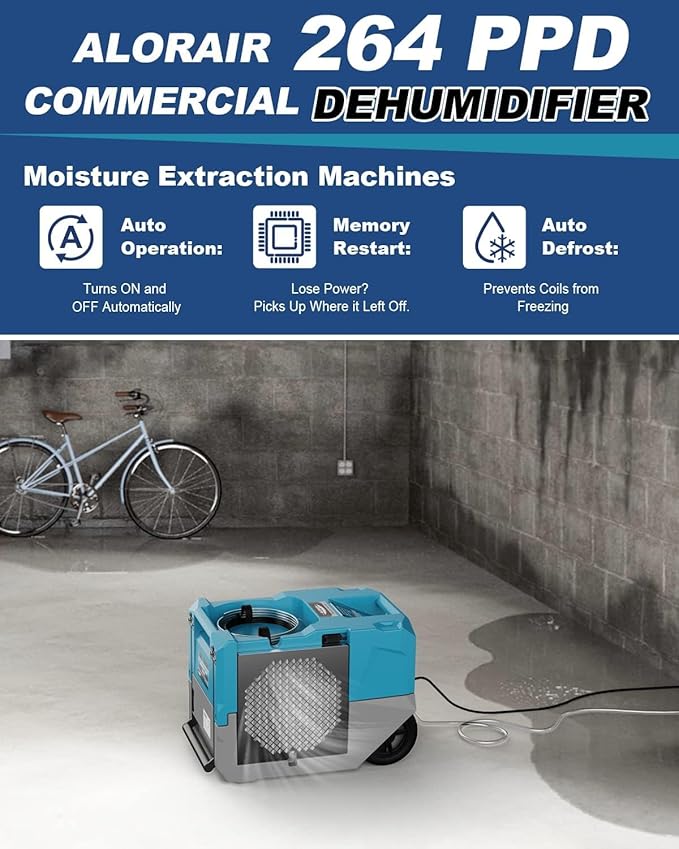 ALORAIR 264 PPD Commercial Dehumidifier - Image 2