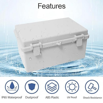 Junction Box ABS Plastic IP65 Waterproof Dustproof Universal Electrical - Image 3