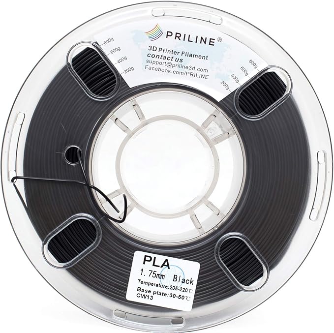 PLA Filament 1.75mm, PRILINE PLA 3D Printer Filament, 1kg Spool 3D Printing - Image 4