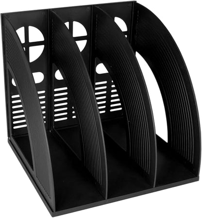 SAYEEC Magazine Holder Sturdy Binder Holder Desk File Sorter Plastic File by SAYEEC