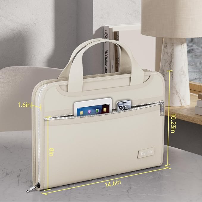 Waterproof Fireproof Accordion File Organizer - Image 6