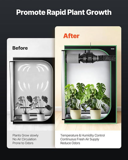 VEVOR Inline Duct Fan, 4-Inch 180 CFM - Image 2
