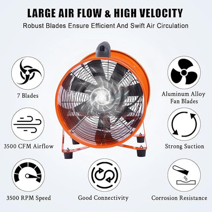 12 in Utility Blower Exhaust Fan - Image 5