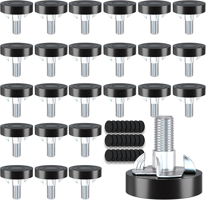 Adjustable Leveling Feet: T-Nuts & Floor Protectors, Chairs on by Unknown