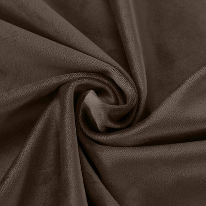 ChadMade Blackout Lined Premium Velvet Curtain Brown 50Wx84L Inch, Eyelet - Image 6