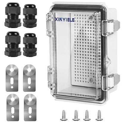 Waterproof Outdoor Project ABS Plastic Junction Box IP67 Weatherproof Dustproof by XINYIELE