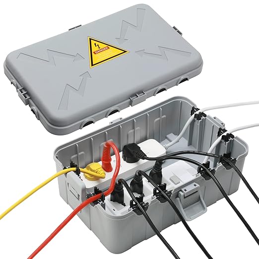 Hrensaw Large Outdoor Electrical Box, IP54 Waterproof Outdoor Outlet Covers by Hrensaw