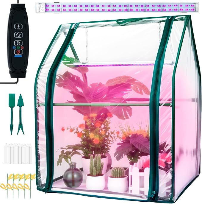 Mini Greenhouse Indoor, Mini Green House by HUGBOW