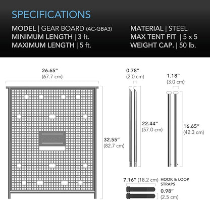 AC Infinity Gear Board, Grow Tent Equipment Board - Image 6