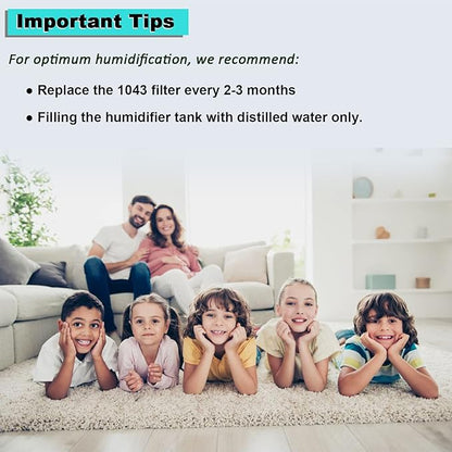 2 Pack 1043 Humidifier Super Wick Filter Compatible - Image 4