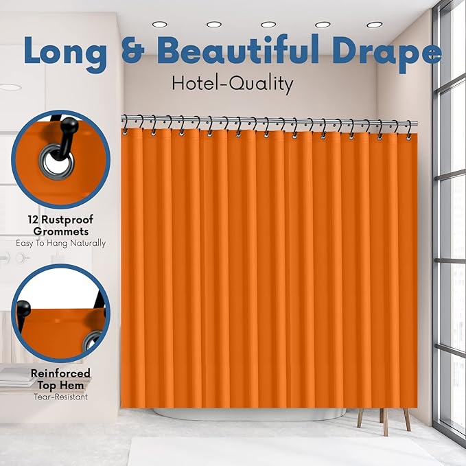 Premium Shower Curtain Liner, 6G PEVA Shower Curtain - Image 4