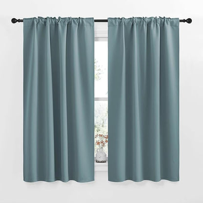 NICETOWN Window Treatment Curtains Room Darkening Drapes - Image 2