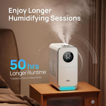 DREO Humidifiers for Bedroom, Top-filled Smart Quiet Cool Mist Humidifier for - Image 5
