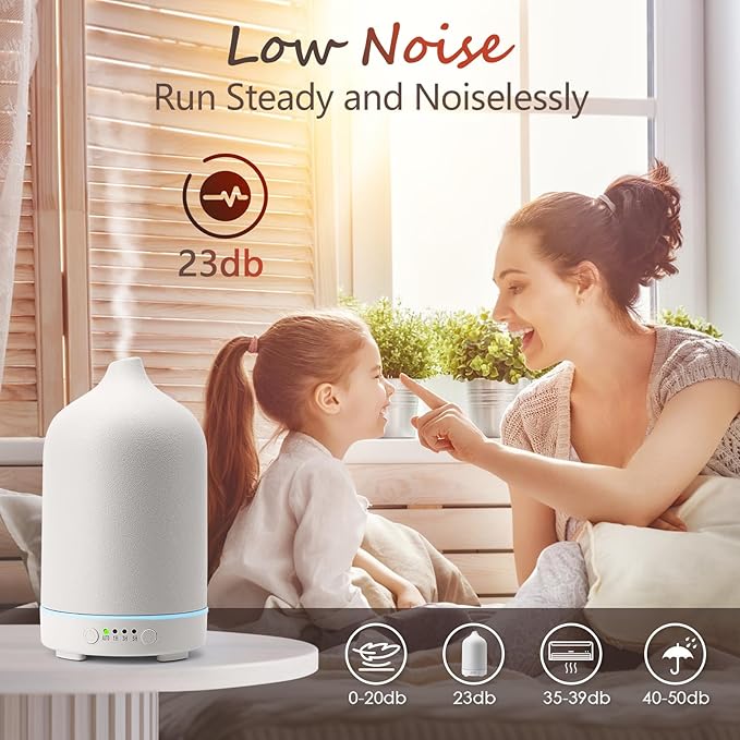 Diffuserlove Ceramic Diffuser 250ML Essential Oil Diffusers Aromatherapy - Image 6