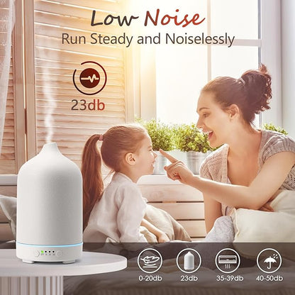 Diffuserlove Ceramic Diffuser 250ML Essential Oil Diffusers Aromatherapy - Image 6