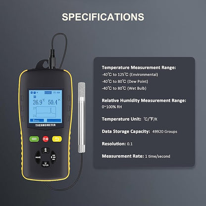 Tzone Temperature Humidity Data Logger USB Temp Recorder - Image 5